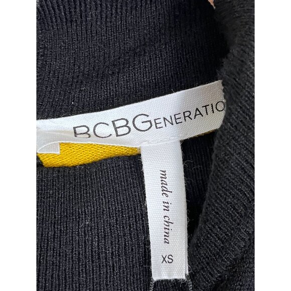 BCBG Striped Tank Maxi Dress XS Colorful Sweater Retro Classic Chic Funky Preppy - Picture 2 of 14